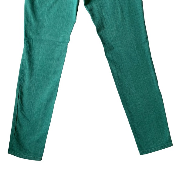 ANN TAYLOR LOFT  | GREEN MODERN SKINNY JEANS  SZ 4P - Picture 4 of 9